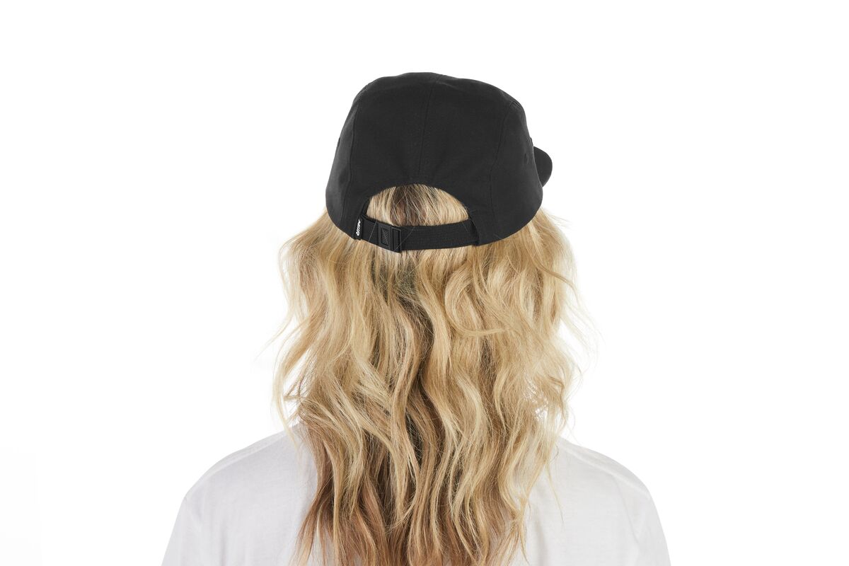 recycled-poly-flat-brim-5-panel-hat-b2 WebPDP-HAT003002_Recycled_Poly_Flat_Brim_5Panel_Hat_Black_Studio_Harper_Studios_0723_Back__HAT003002OS.jpg