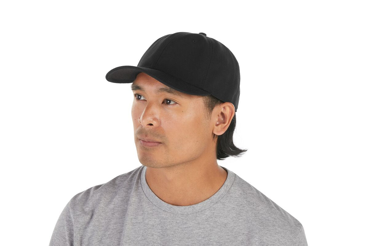 father-s-day-2026-dad-hat-j5 WebPDP-HAT004002_Recycled_Poly_Dad_Hat_Black_Studio_Harper_Studios_0723_Side__HAT004002OS.jpg